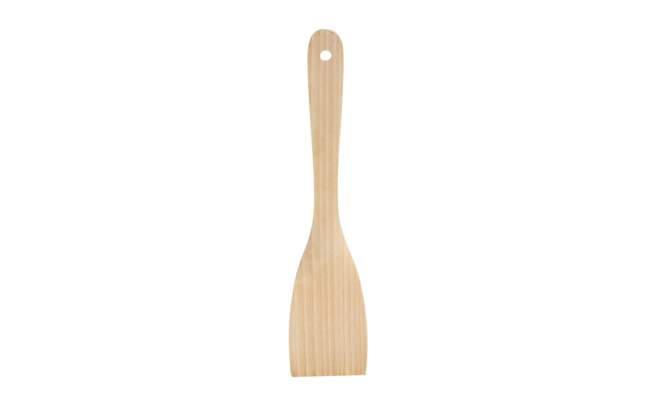 Spatule en bois courbée - lot de 2