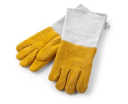 Gants barbecue en cuir résistants à la chaleur - 2 pièces_2
