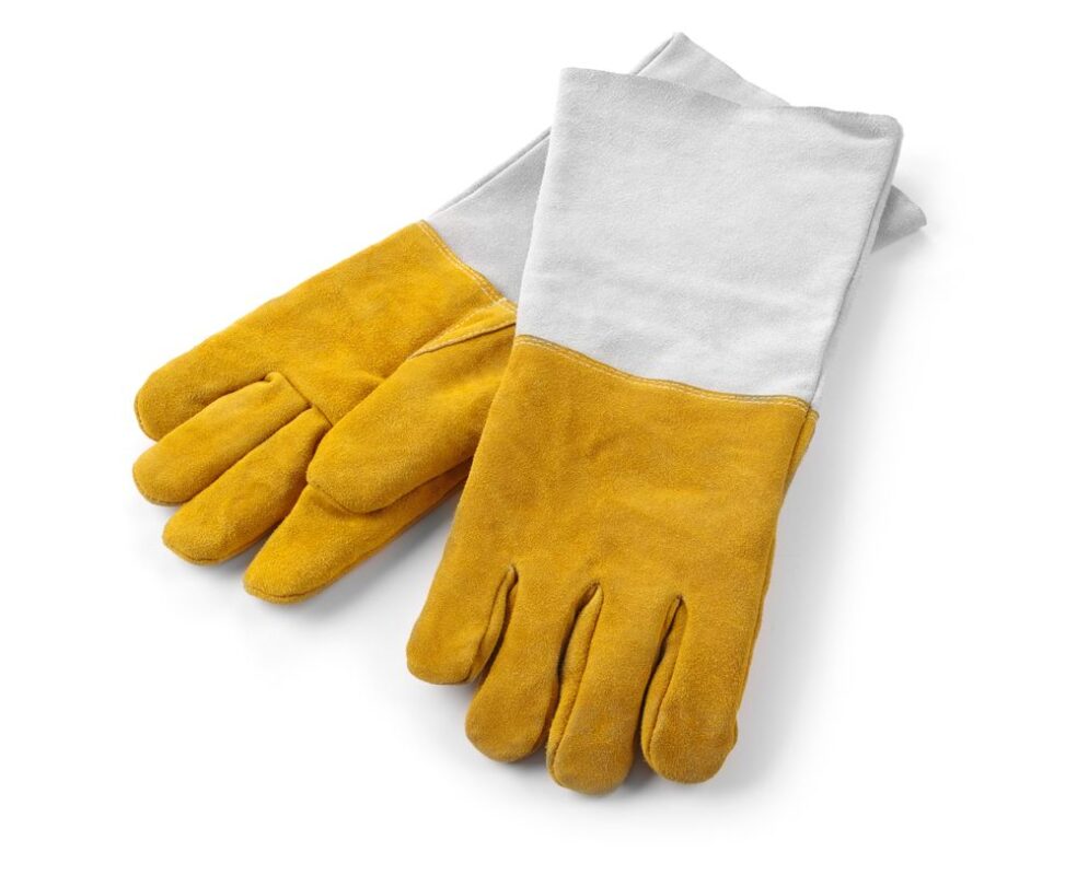 Gants barbecue en cuir résistants à la chaleur - 2 pièces_2