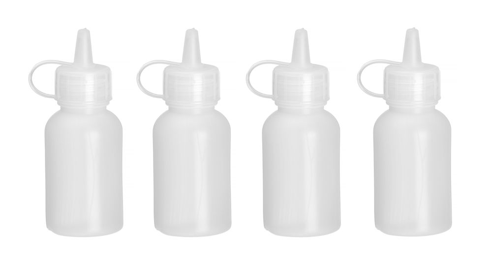 Mini flacon distributeur - set de 4 pièces