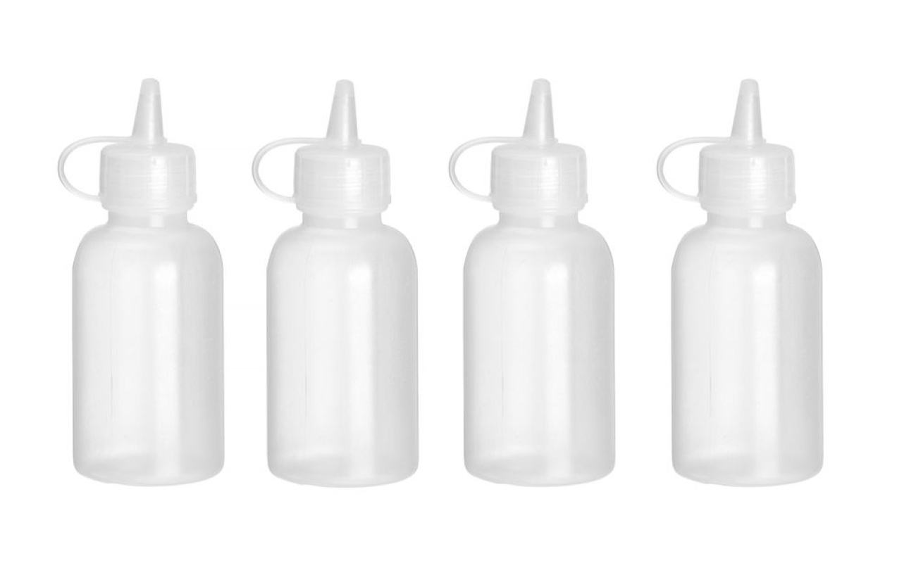 Mini flacon distributeur - set de 4 pièces