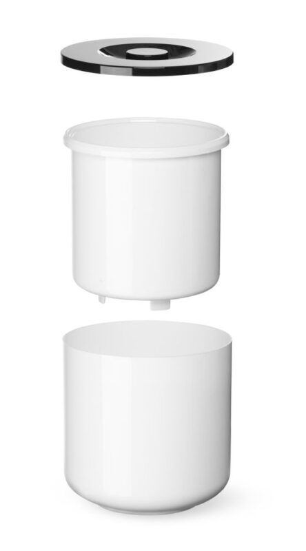 Seau à glaçons blanc double paroi_2