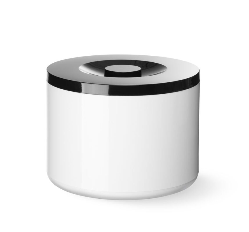 Seau à glaçons blanc double paroi
