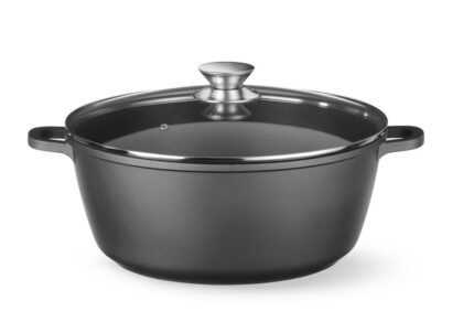 Cocotte avec revêtement antiadhésif
