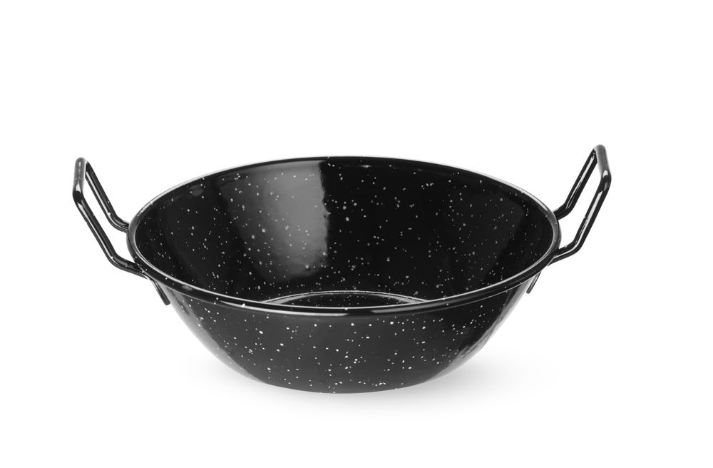 Plats paëlla émaillés