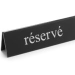 Chevalet de table réservé