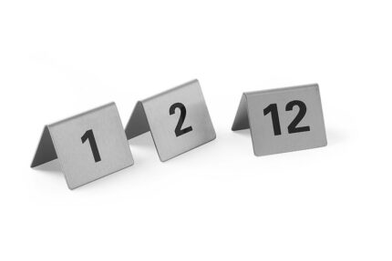Chevalets de table numérotés