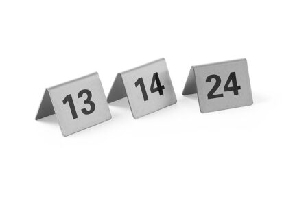 Chevalets de table numérotés