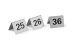 Chevalets de table numérotés
