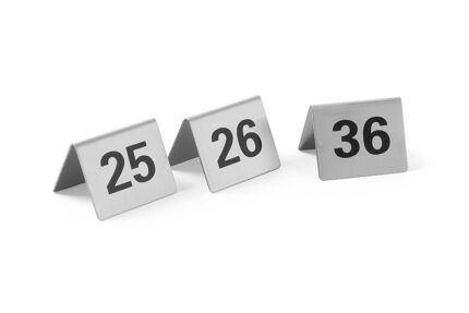 Chevalets de table numérotés