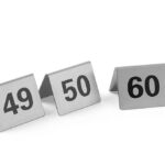 Chevalets de table numérotés