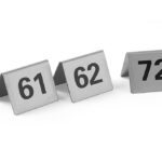 Chevalets de table numérotés