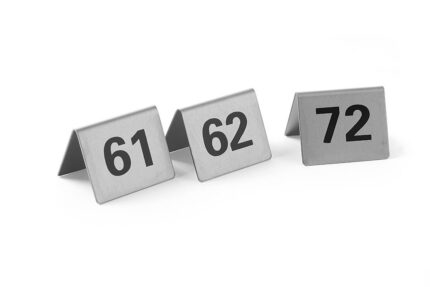 Chevalets de table numérotés
