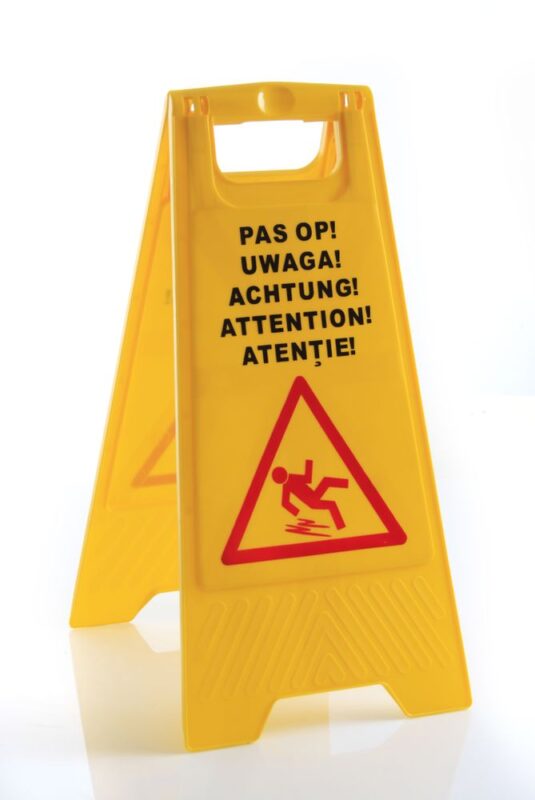 Panneau portant la mention 'ATTENTION!'