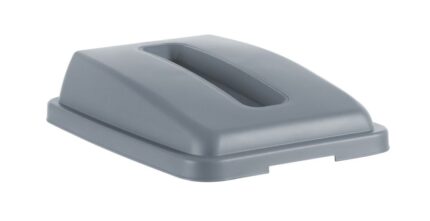 Couvercle avec ouverture pour poubelle étroite rectangulaire de 60 l