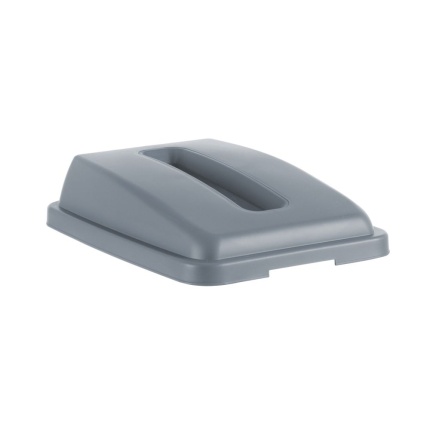 Couvercle avec ouverture pour poubelle étroite rectangulaire de 60 l