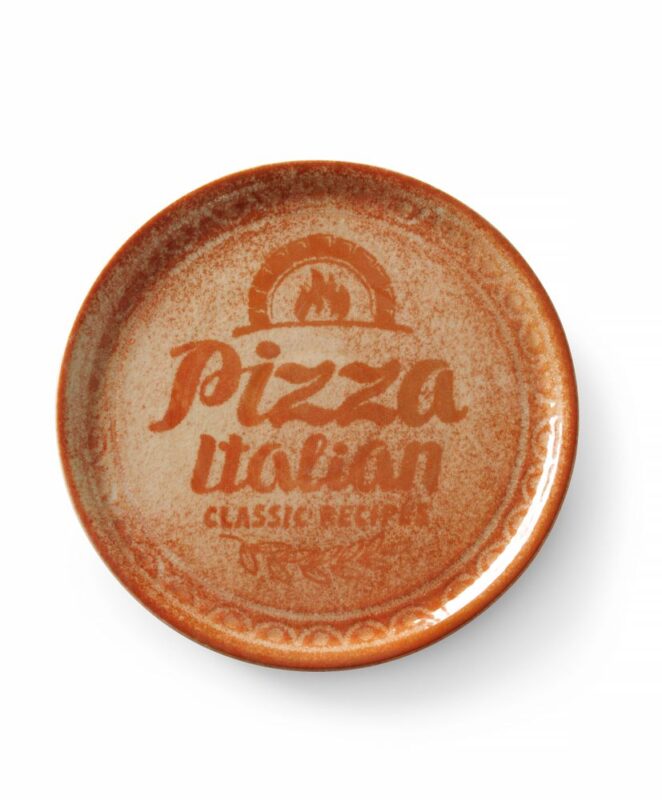 Assiette à pizza Recipe Collection Terracotta