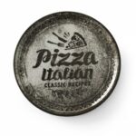 Assiette à pizza Recipe Collection Noir