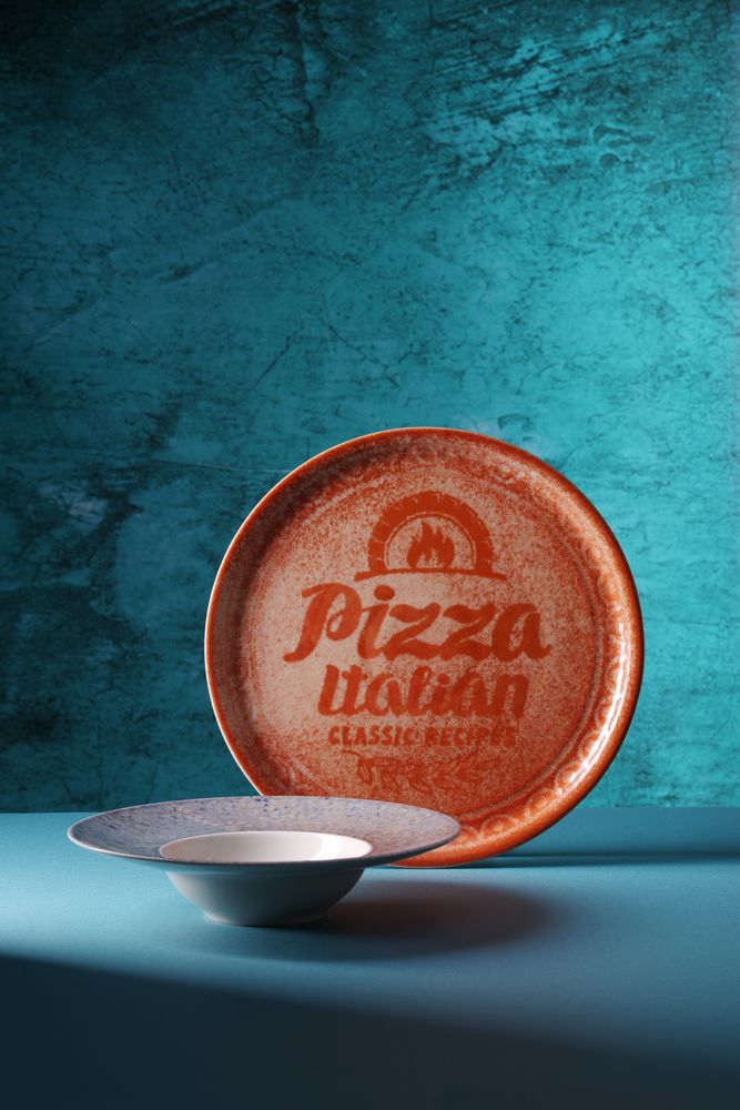 Assiette à pizza Recipe Collection Terracotta_2
