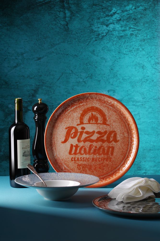 Assiette à pizza Recipe Collection Terracotta_2