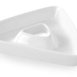 Assiette triangulaire