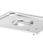Couvercle pour bacs GN avec bord en silicone