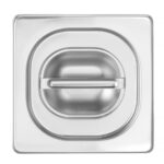 Couvercle pour bacs GN avec bord en silicone