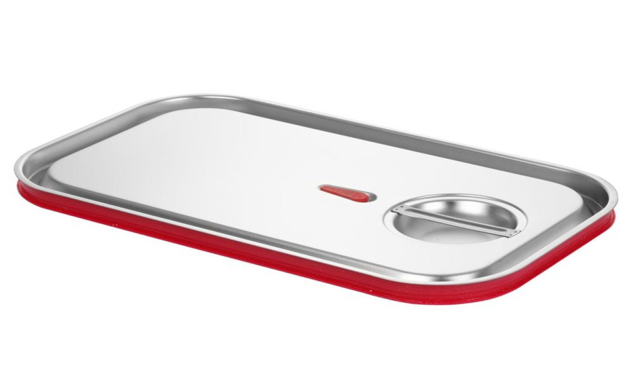 Couvercle gastronorme avec bord en silicone