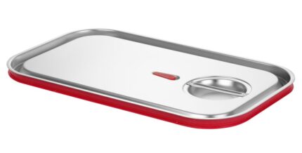 Couvercle gastronorme avec bord en silicone