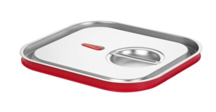 Couvercle gastronorme avec bord en silicone