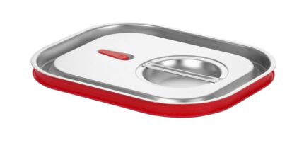 Couvercle gastronorme avec bord en silicone