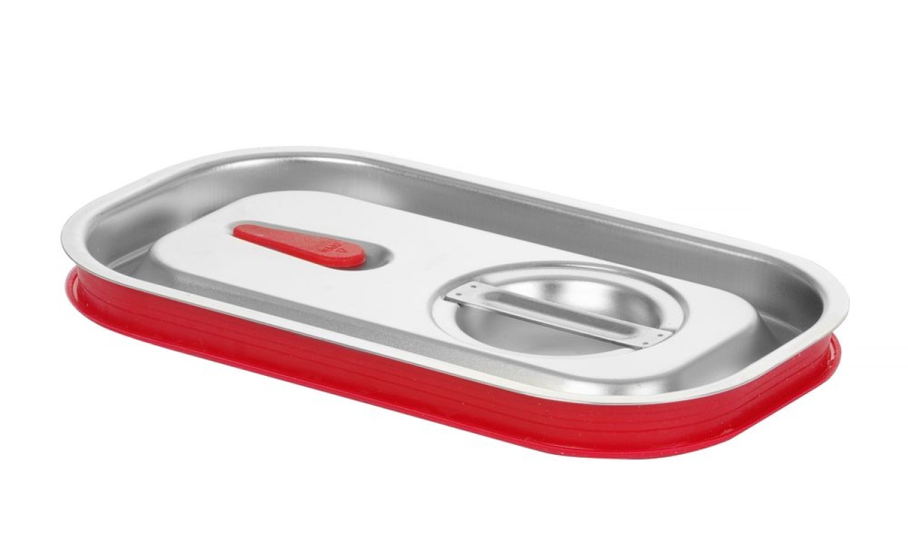Couvercle gastronorme avec bord en silicone