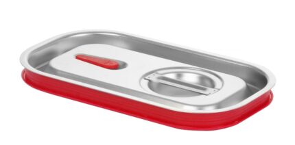 Couvercle gastronorme avec bord en silicone