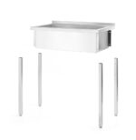 Table avec bac de lavage simple