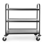 Chariot de service noir mat