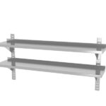 Étagère murale double