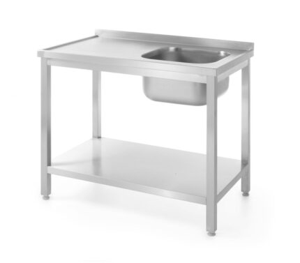 Table d’évier avec étagère – vissée