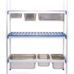 Rayonnage en aluminium pour bacs gastronormes