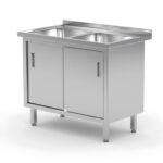 Table avec 2 éviers