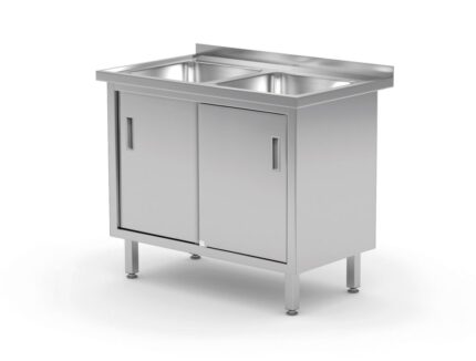 Table avec 2 éviers
