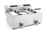 Friteuse Profi Line avec robinet de vidange numérique - 2 x 8 l_2