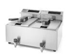 Friteuse Profi Line avec robinet de vidange numérique - 2 x 8 l_4