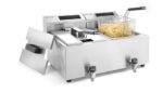 Friteuse Profi Line avec robinet de vidange numérique - 2 x 8 l_3