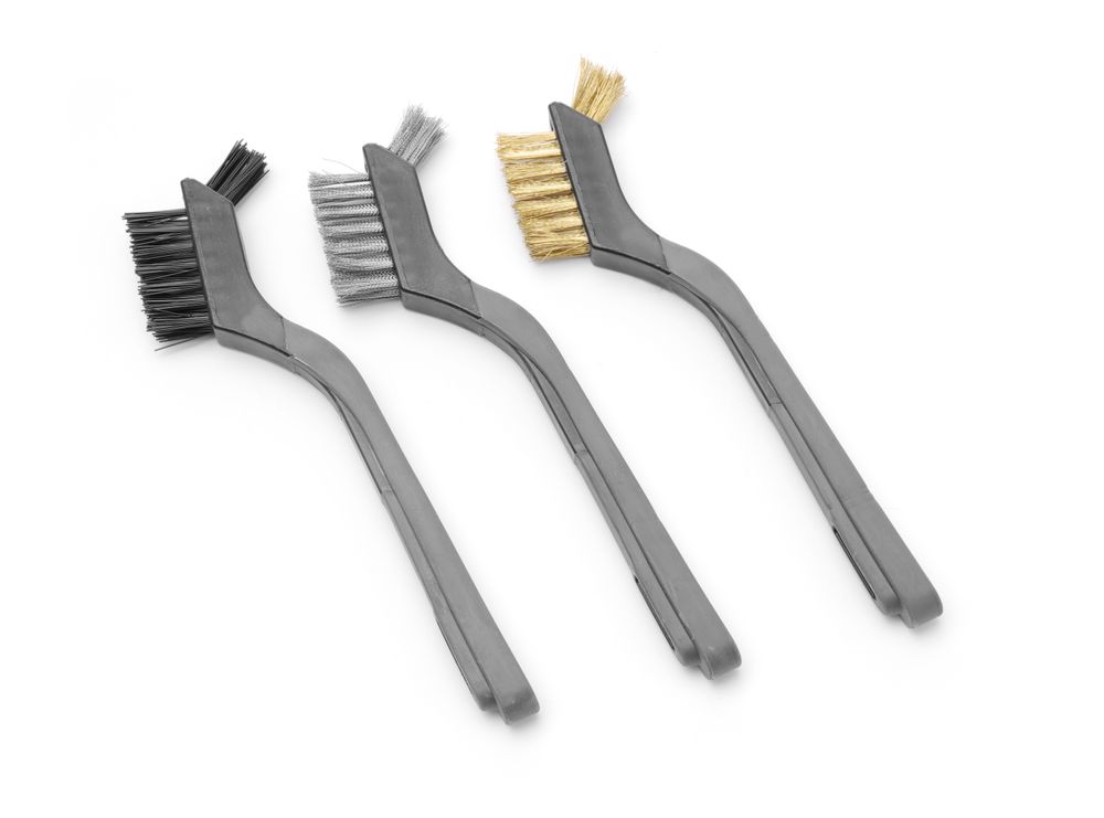 Set de brosses métalliques étroites - 3 pièces