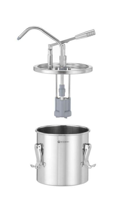 Distributeur de sauce en acier inoxydable avec pompe_2