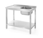 Table d’évier avec étagère – vissée