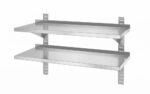 Étagère murale double