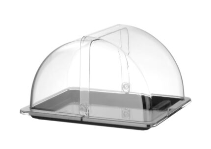 Vitrine à couvercle coulissant Roll-top