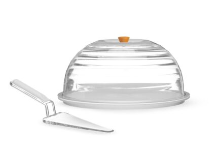 Cloche à gâteau avec pelle